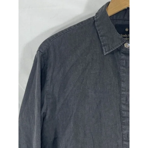 Vintage Rare Afends Hemp Revolution Men's Size 2 Gray 55% Hemp Organic Cotton